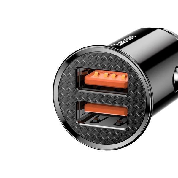 Автомобільний зарядний пристрій Baseus на 2 USB роз'єми 811 фото