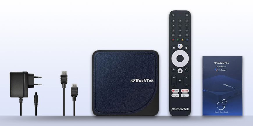 СМАРТ ТВ приставка RockTek G2 4/32GB 828 фото